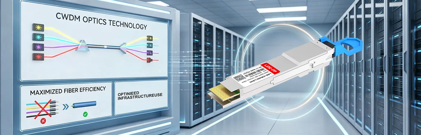 QDD-400G-LR4-S Modul mit CWDM-Technologie für höhere Glasfasereffizienz