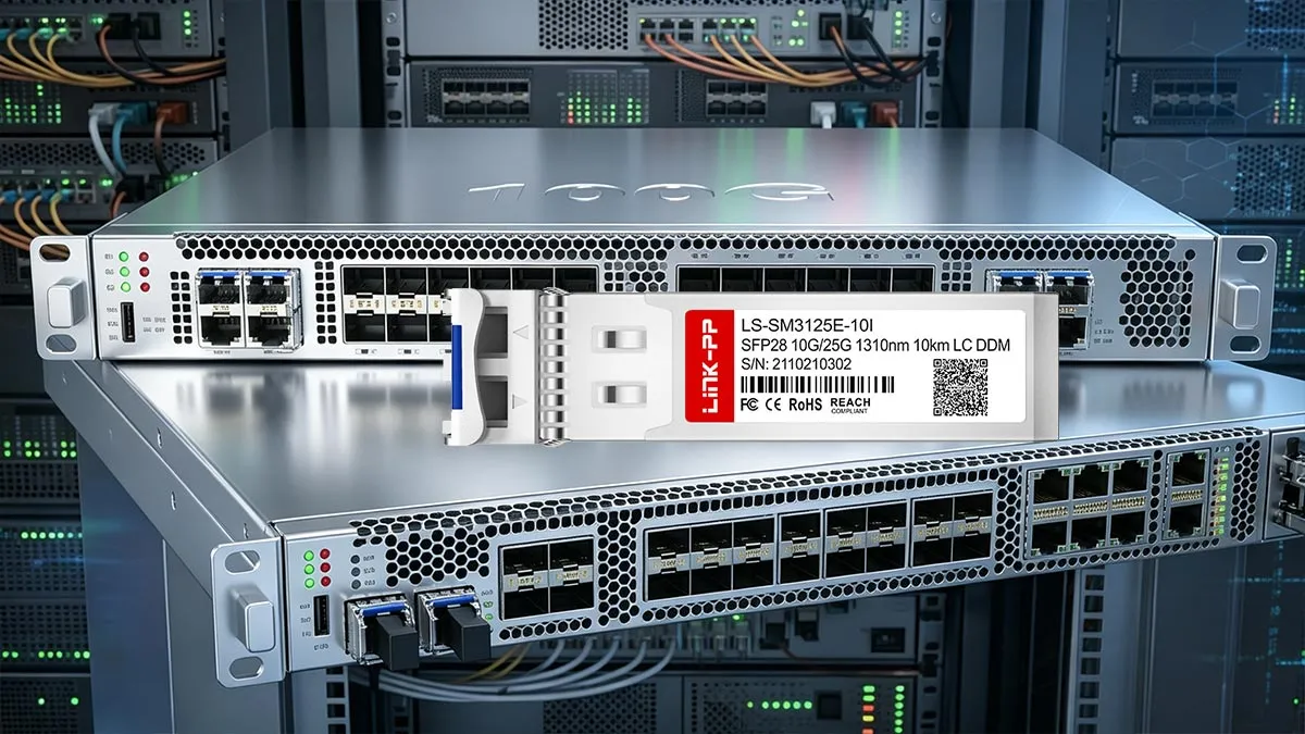 FS SFP-25GMLR-31-I Compatible LINK-PP 10 25G SFP28 Usage Demonstration