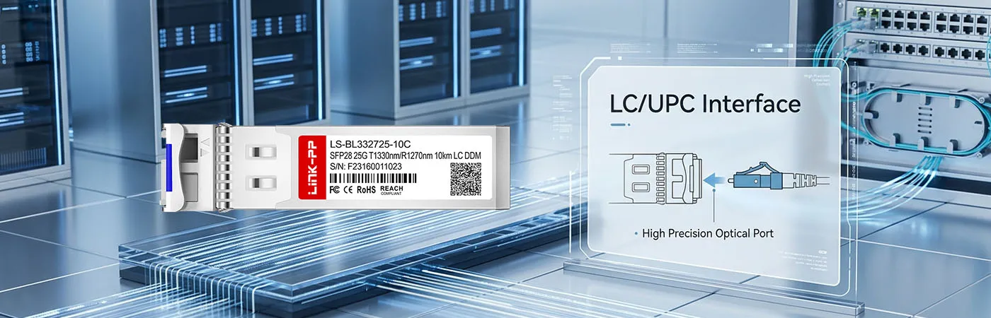Modulo SFP-25G-BD con interfaccia Simplex LC UPC