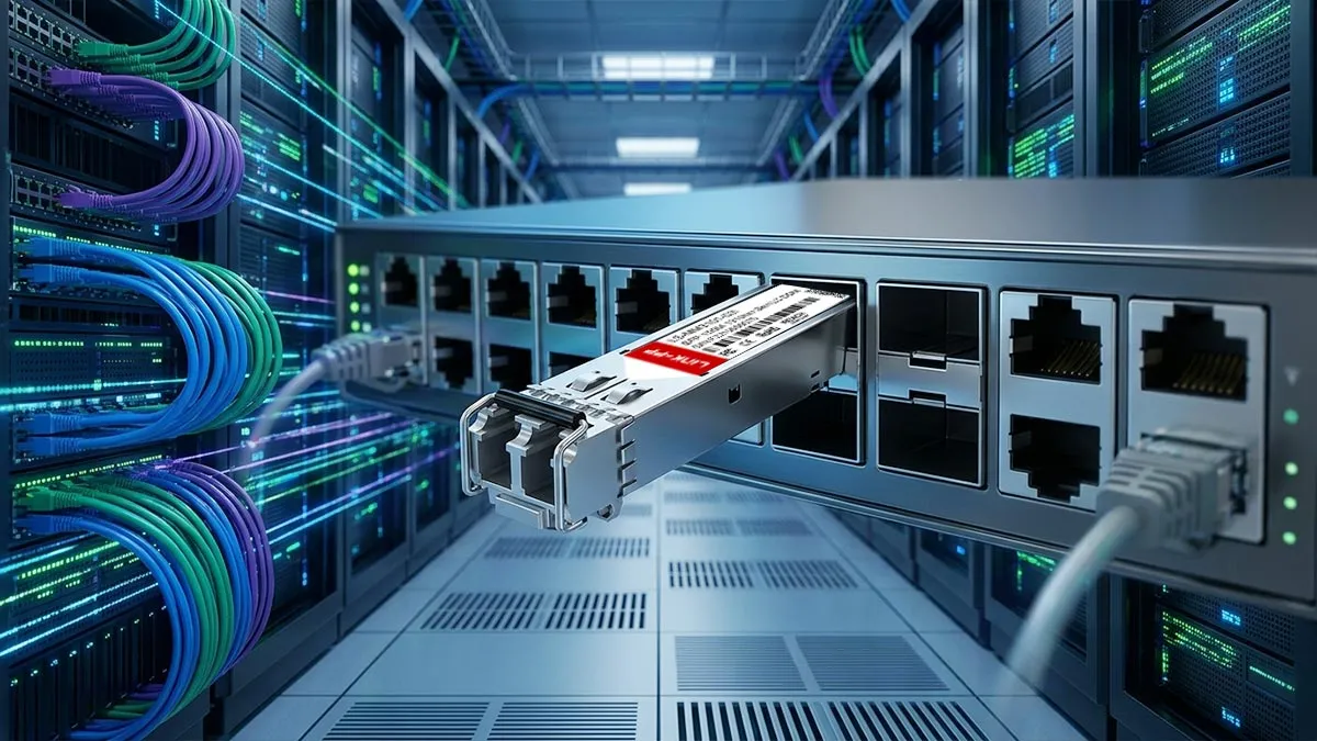 LINK-PP Demostración de uso del módulo SFP de 155M LS-MM3101-02I