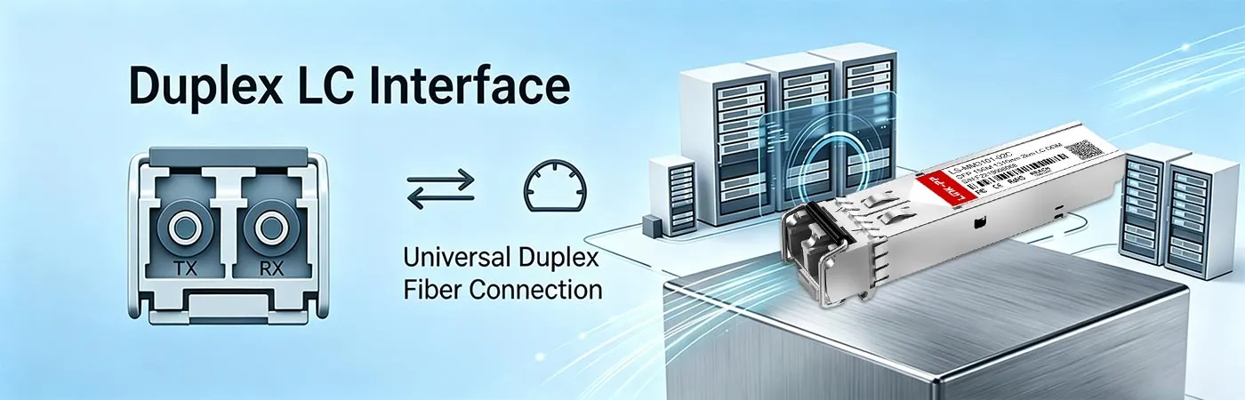 GLC-FE-100FX Module with Duplex LC Interface
