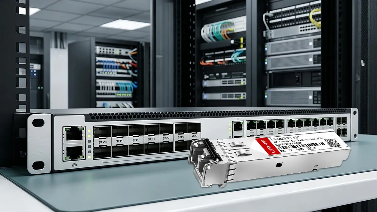 LINK-PP Démonstration d'utilisation du module SFP 155M LS-MM3101-02C