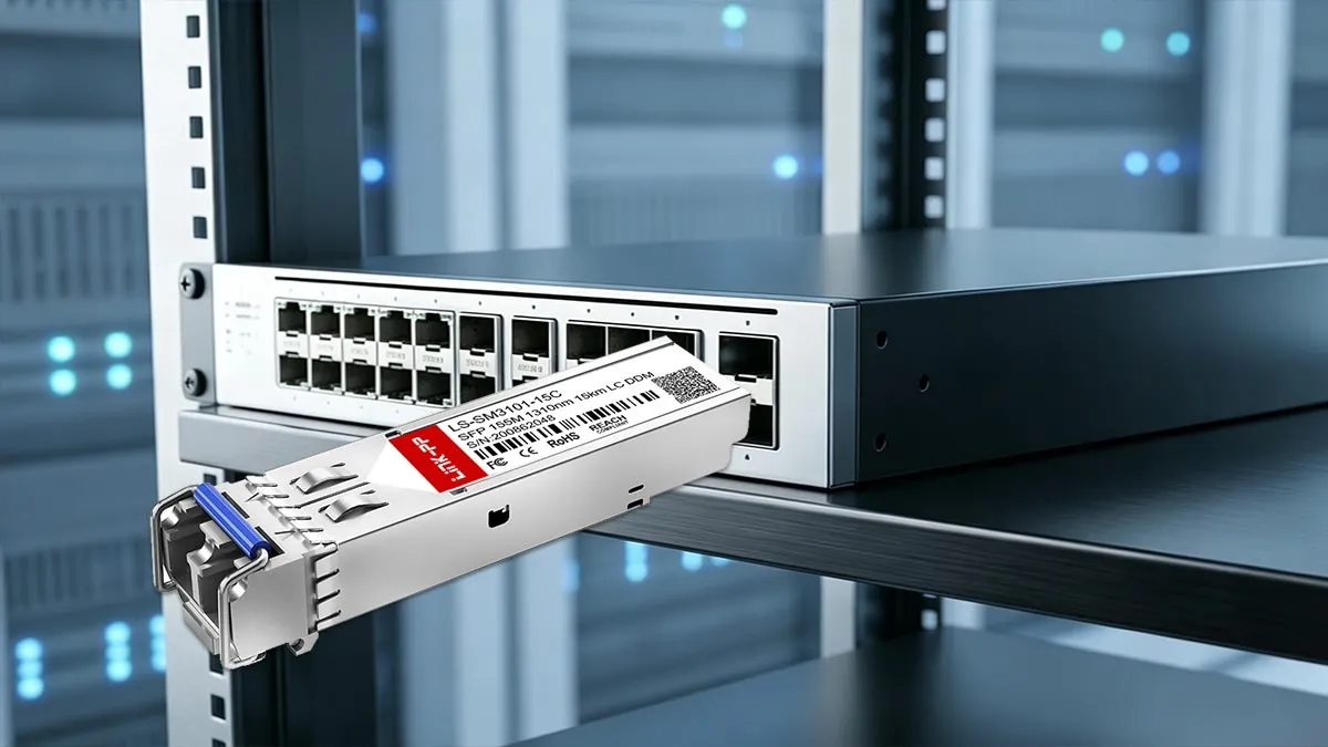 Cisco Linksys MFELX1 Compatible LINK-PP 155M SFP Usage Demonstration