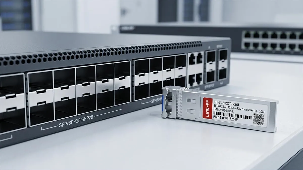 LINK-PP LS-BL332725-20I 25G SFP28 Usage Demonstration