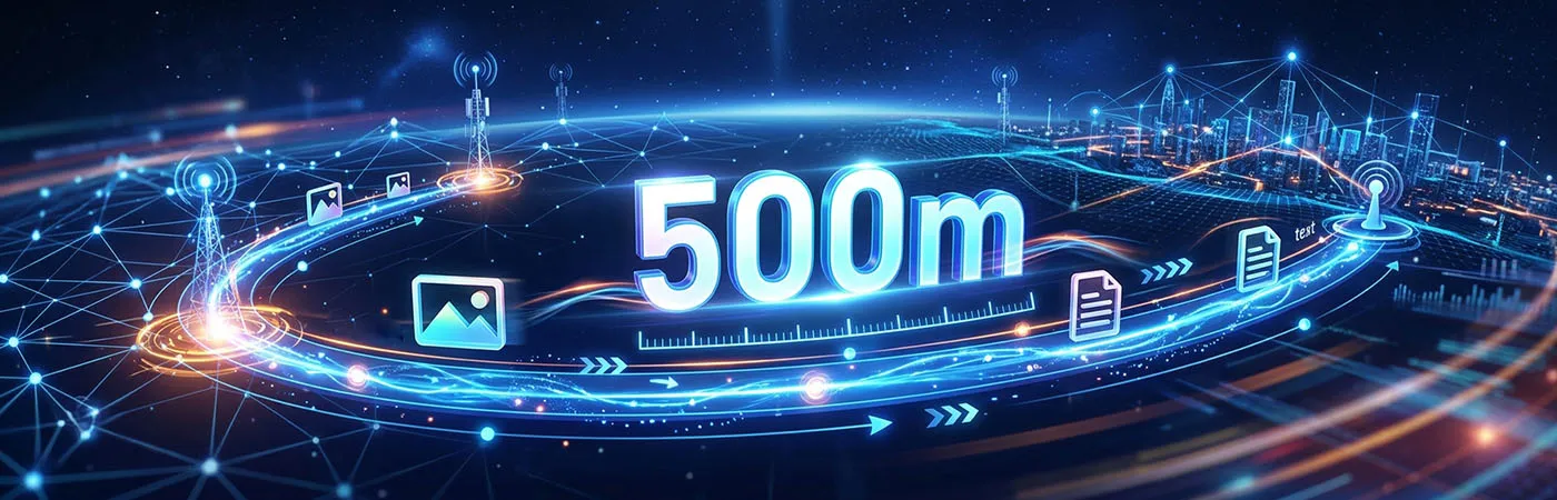 QDD-400G-DR4-S Module Supporting 500m Transmission