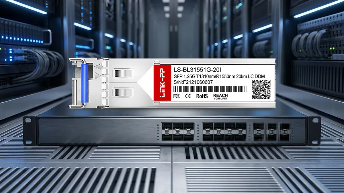Dahua GSFP-1310T-20-SMF Compatible LINK-PP 1G BiDi SFP Optical Module