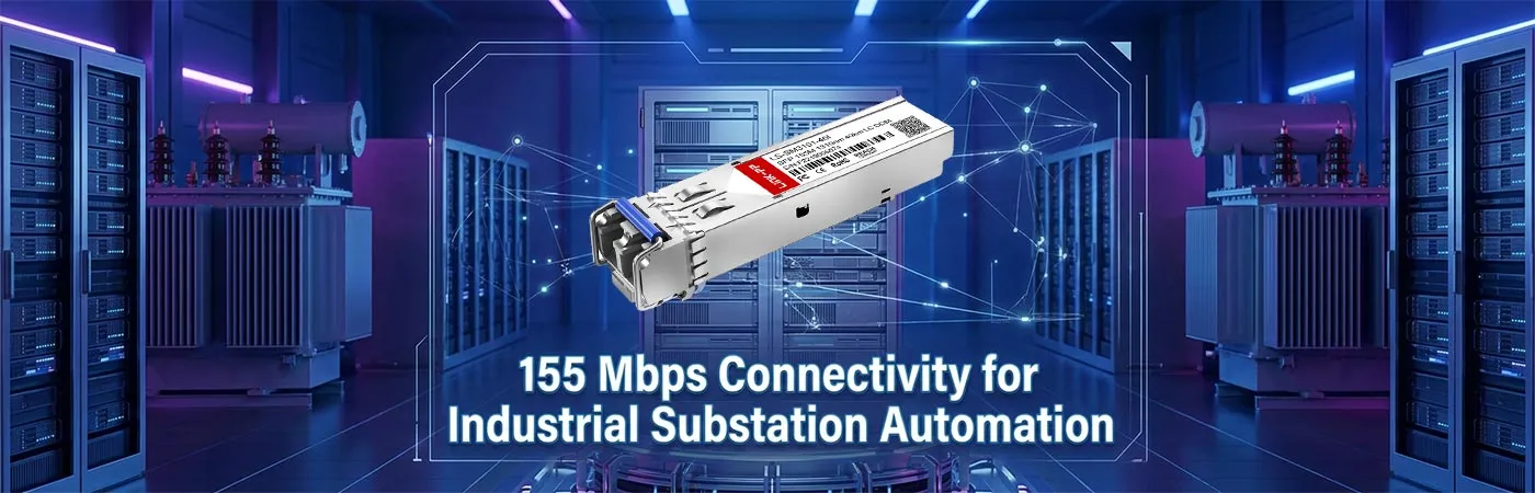 Connectivité LS-SM3101-40I 155 Mbps pour l'automatisation des sous-stations industrielles