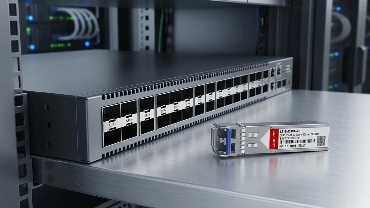 LINK-PP LS-SM3101-40I 155M SFP Usage Demonstration