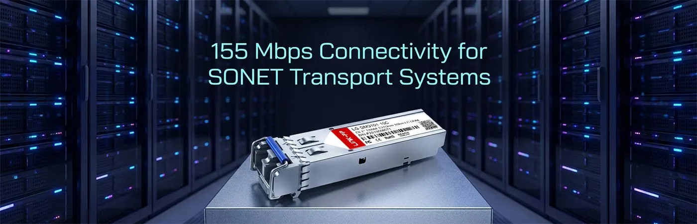 E1MG-100FX-10 Connettività a 155 Mbps per sistemi di trasporto SONET
