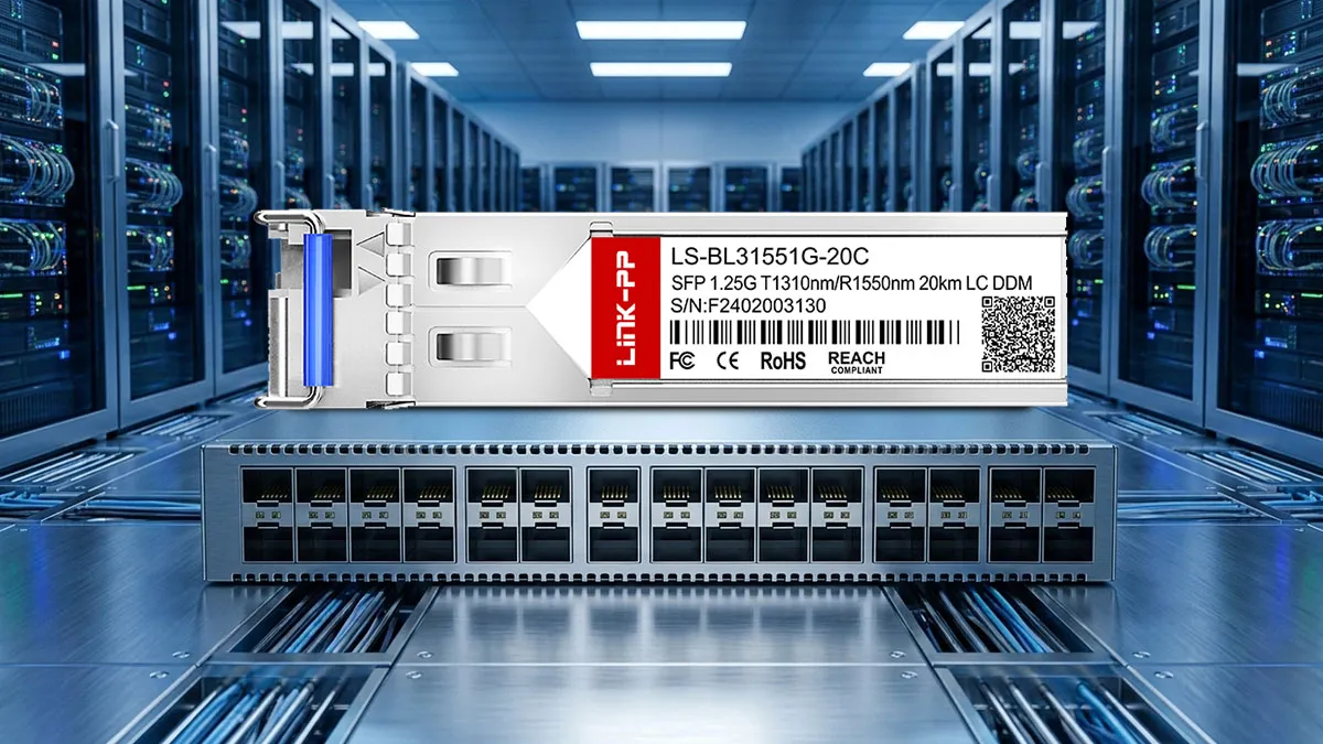 Cisco GLC-BX-20U Compatible LINK-PP 1G BiDi SFP Optical Module