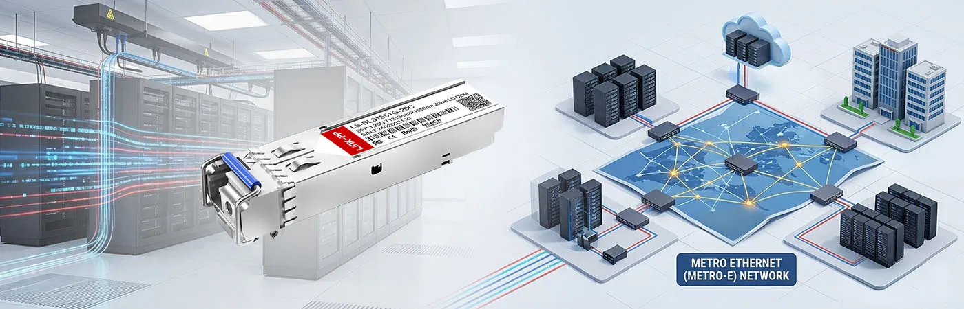 GLC-BX-20U: 1G Connectivity for Metro Ethernet