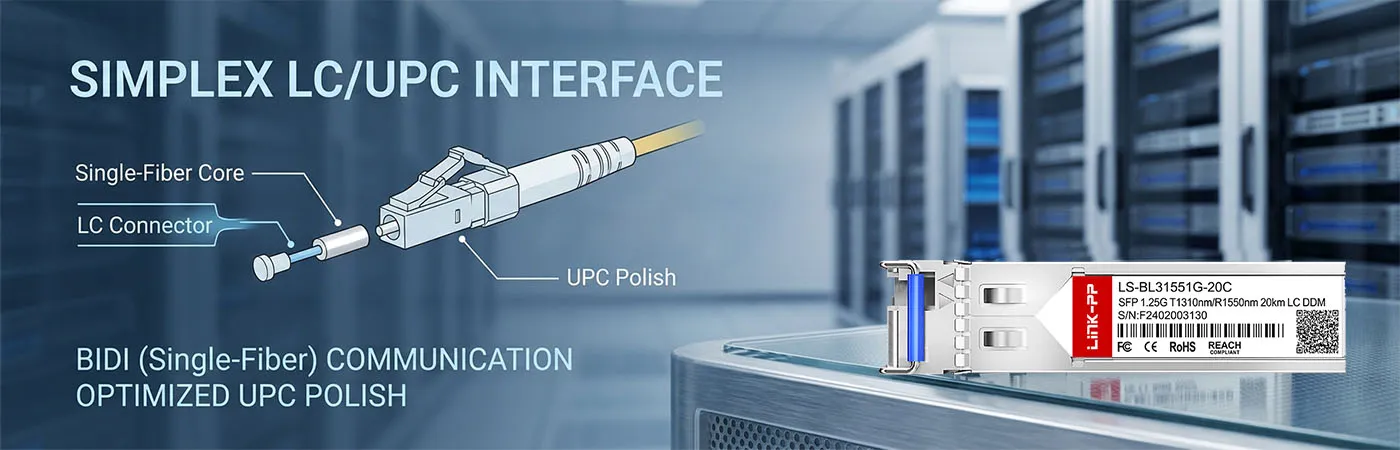 GLC-BX-20U Module with Simplex LC Interface