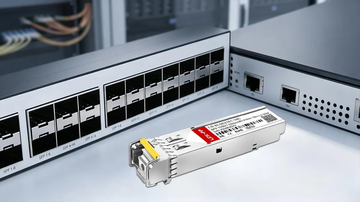 H3C SFP-FE-LX-SM1550-BIDI-D Compatible LINK-PP 155M SFP Usage Demonstration