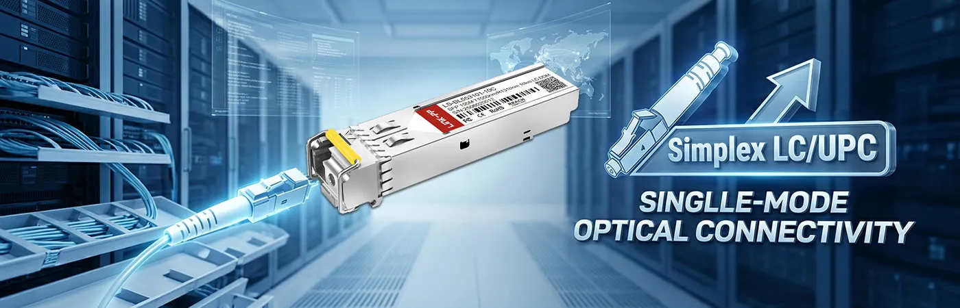 Modulo GLC-FE-100BX-D con interfaccia LC simplex