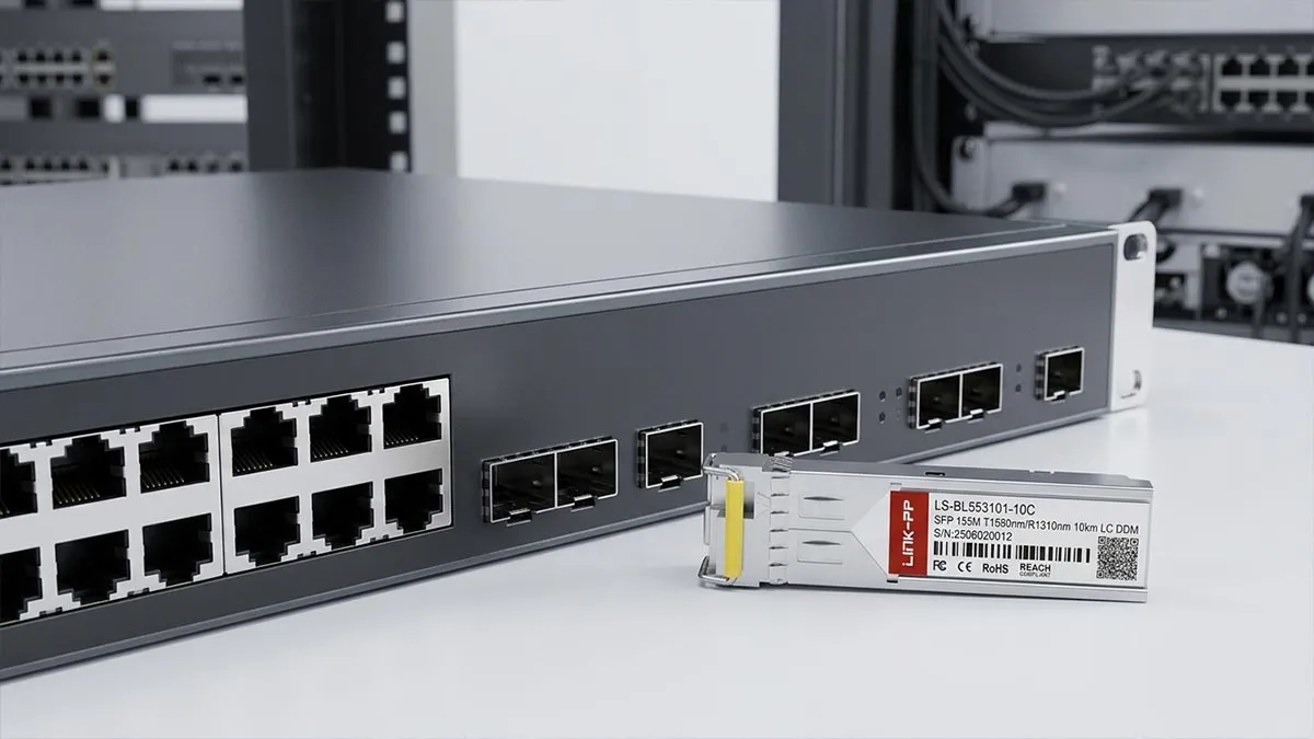 Compatible avec Cisco ONS-SE-100-BX10D-D LINK-PP Démonstration d'utilisation du module SFP 155M