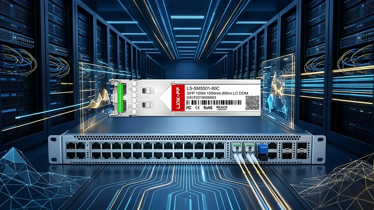 LINK-PP LS-SM5501-80C 155M SFP光モジュール