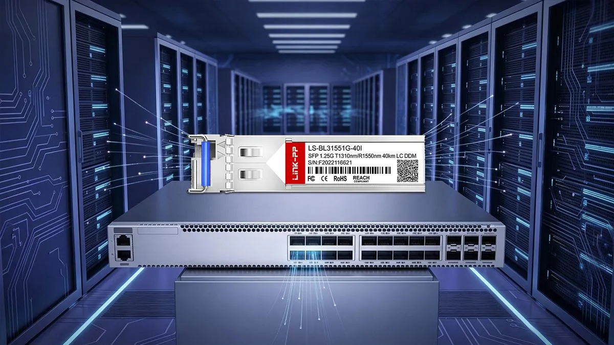 LINK-PP LS-BL31551G-40I 1G BiDi SFP 광 모듈