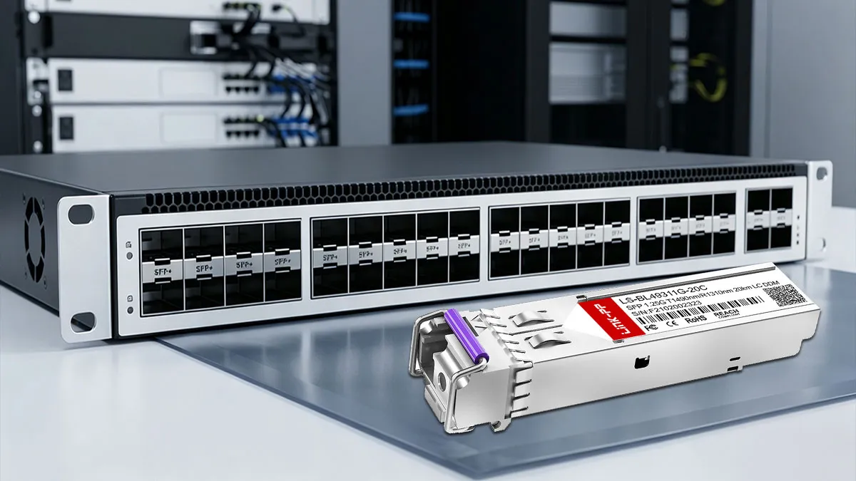 LINK-PP LS-BL49311G-20C 1G SFP Usage Demonstration