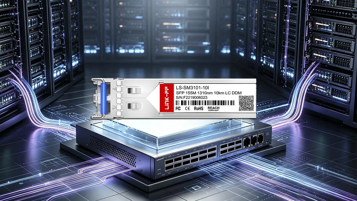 LINK-PP Modulo ottico SFP LS-SM3101-10I da 155M