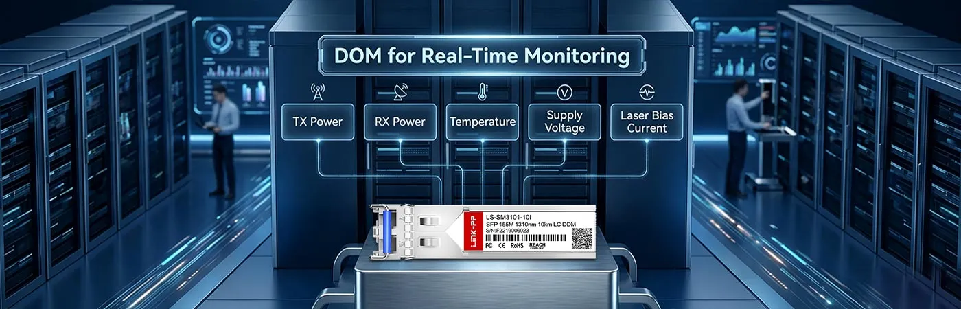 Modulo LS-SM3101-10I con DOM per il monitoraggio in tempo reale