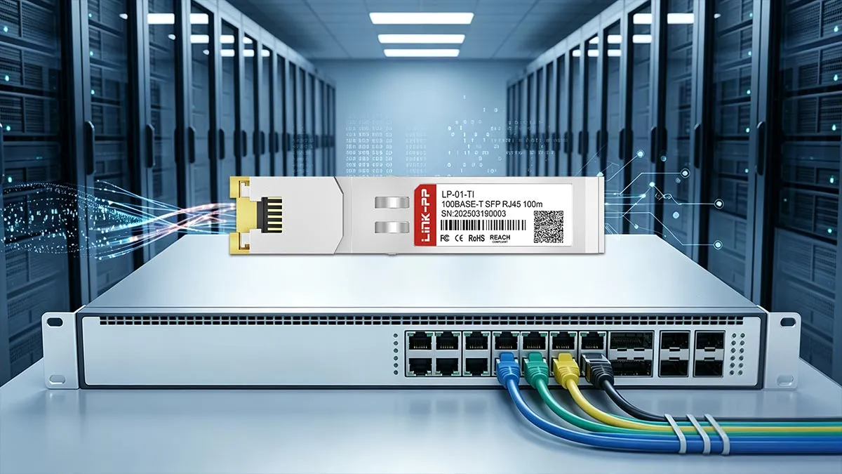 LINK-PP LP-01-TI 100BASE-T SFP銅線モジュール