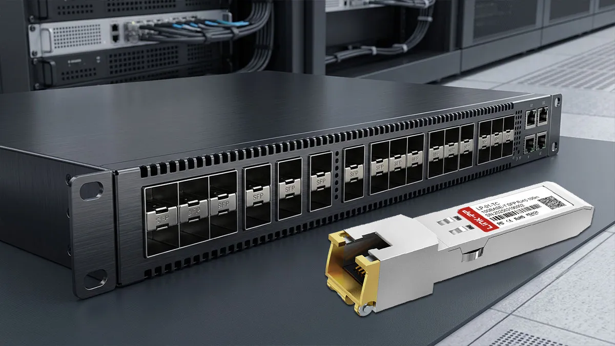 Compatible avec Brocade E1MG-100FX-T LINK-PP Démonstration d'utilisation du module SFP 100BASE-T