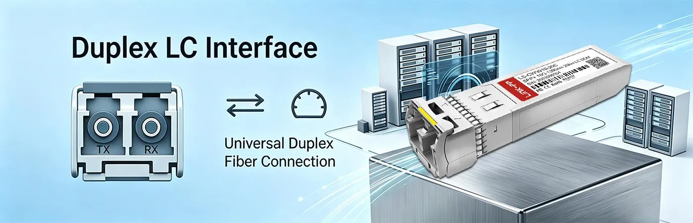 CWDM-SFP10G-1390 Module with Duplex LC Interface