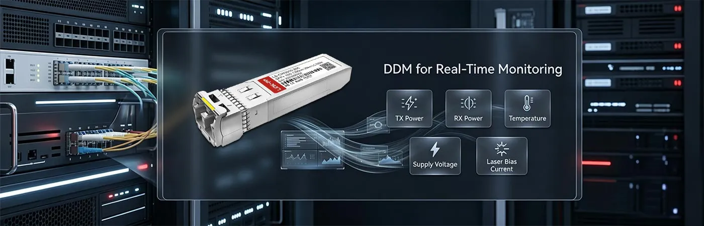 CWDM-SFP10G-1390 Module with DDM for Real-Time Monitoring