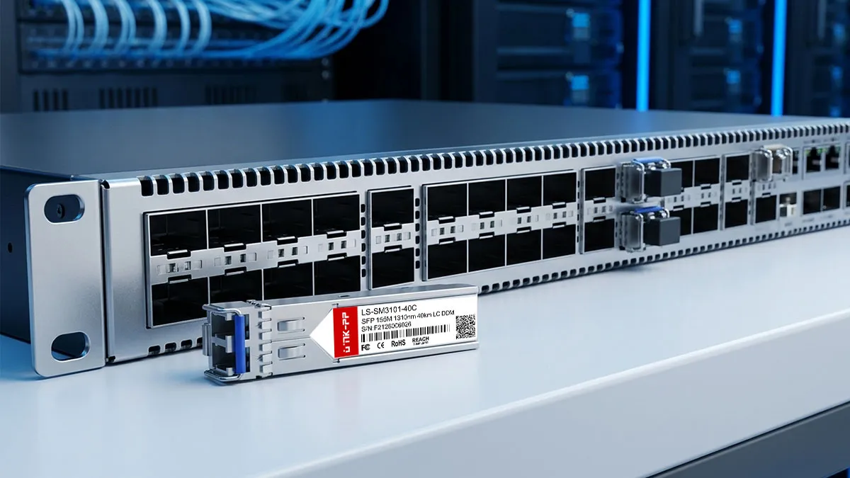 LINK-PP LS-SM3101-40C 155M SFP Usage Demonstration