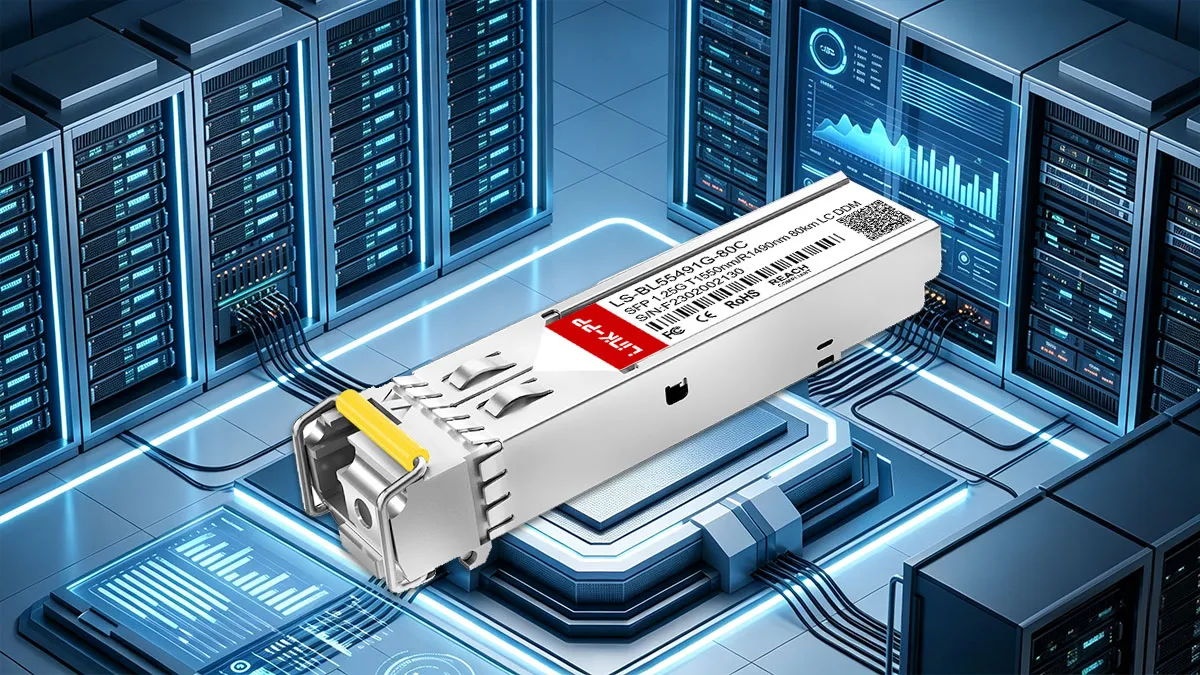 Netgear SFP-1G54-BX80 Compatible LINK-PP 1G BiDi SFP Specifications