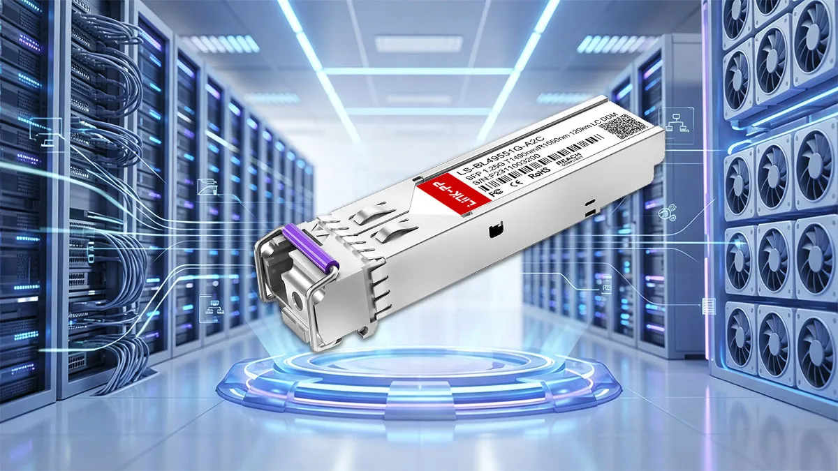 Netgear SFP-1G45-BX120 Compatible LINK-PP 1G BiDi SFP Specifications