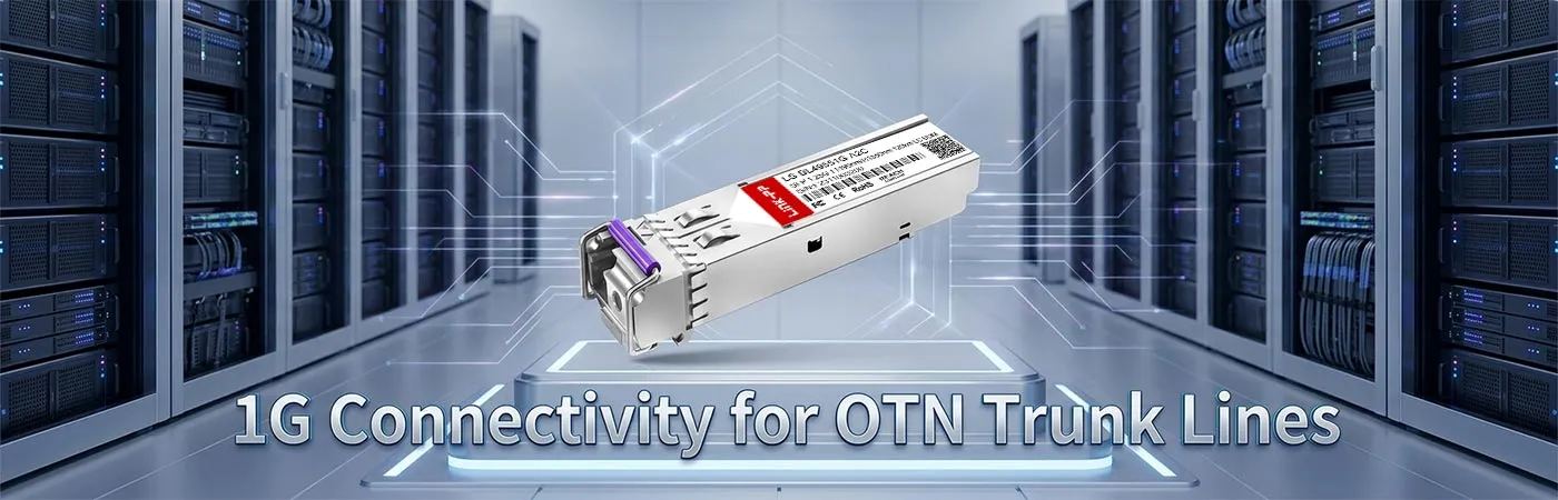 SFP-1G45-BX120: 1G Connectivity for OTN Trunk Lines