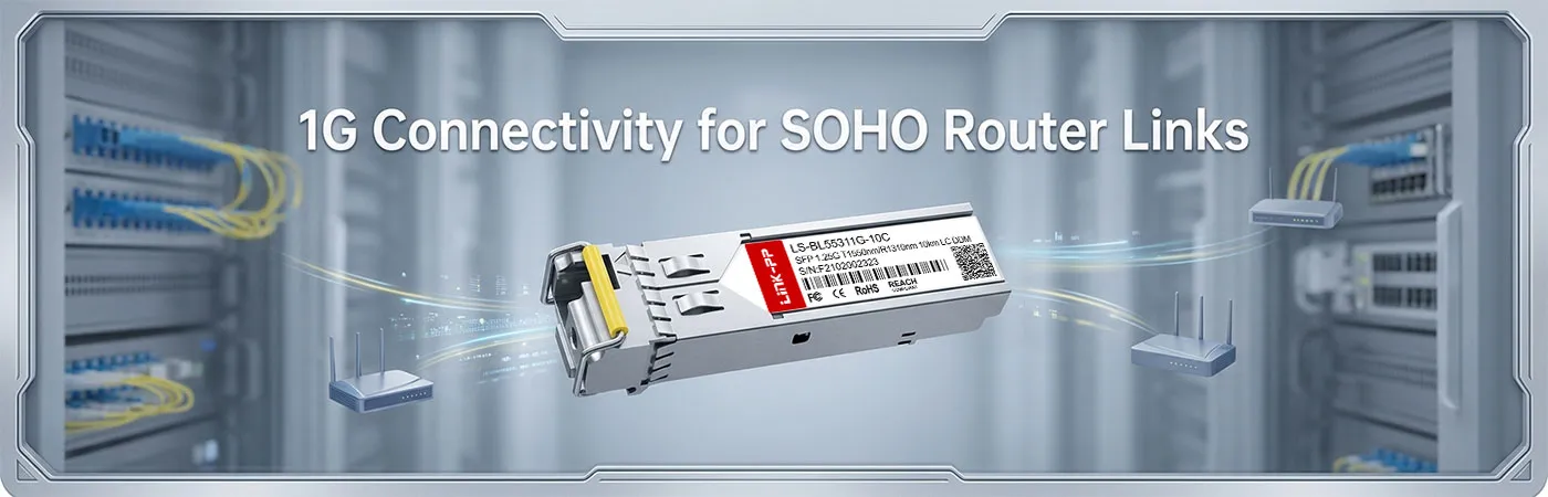 SFP-GE-BX10-1550: 1G Connectivity for SOHO Router Links