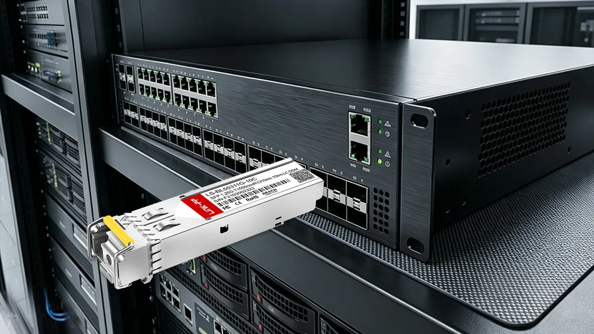 LINK-PP LS-BL55311G-10C 1G SFP Usage Demonstration