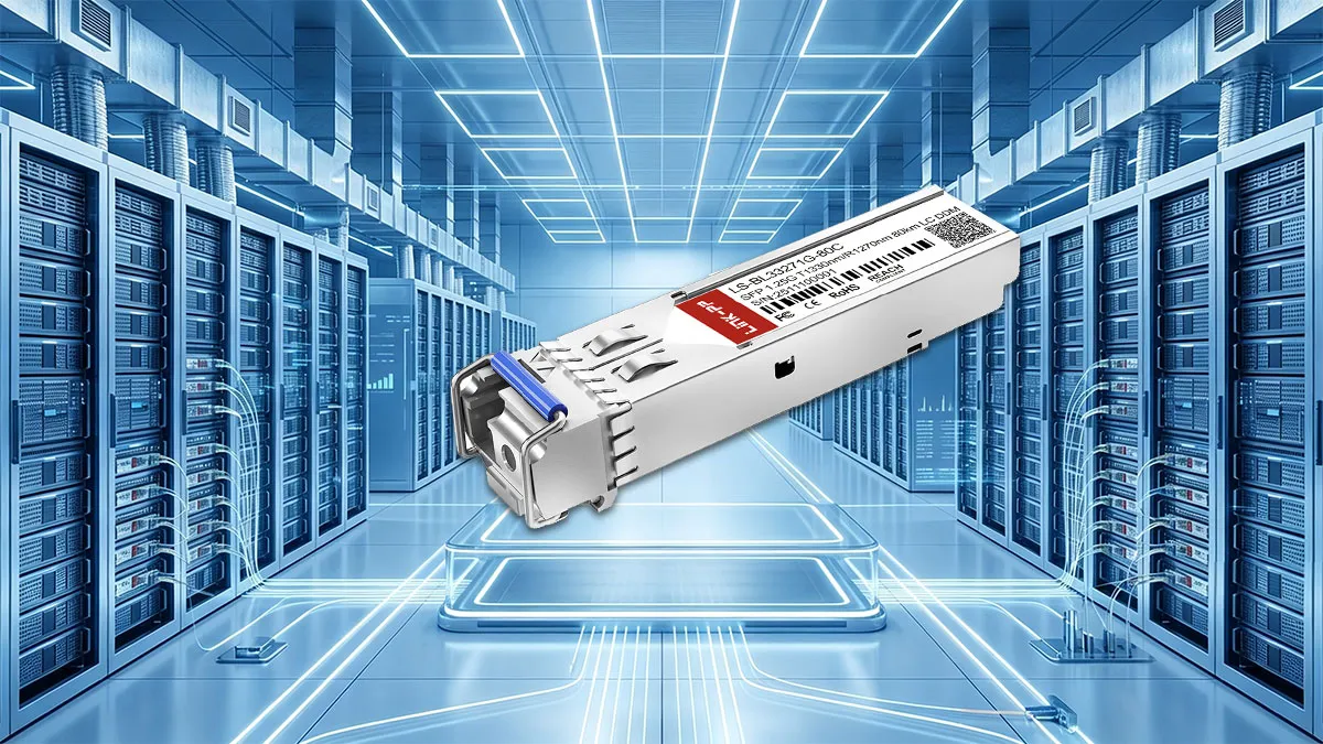LINK-PP مواصفات وحدة SFP ثنائية الاتجاه LS-BL33271G-80C بسرعة 1 جيجابت