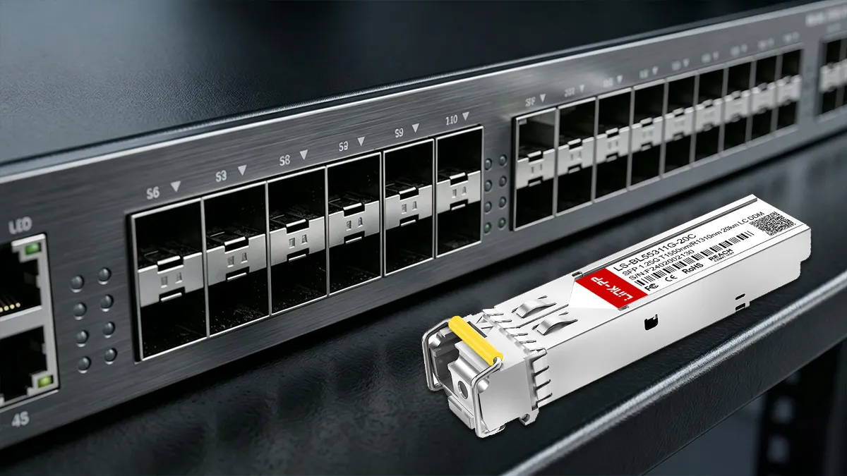 LINK-PP LS-BL55311G-20C 1G SFP Usage Demonstration