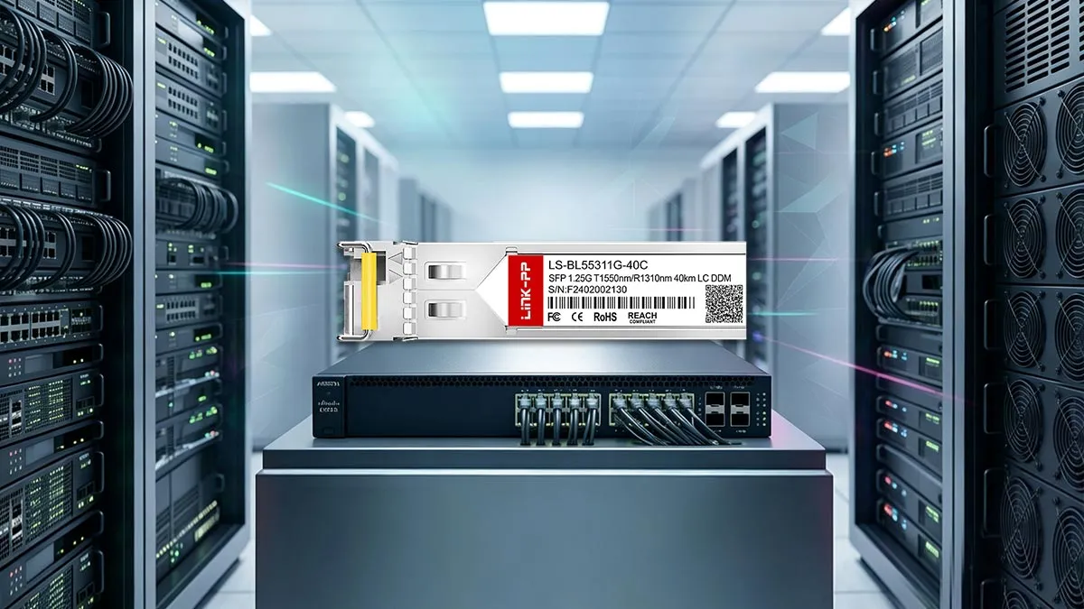 Netgear SFP-1G53-BX40 Compatible LINK-PP 1G BiDi SFP Optical Module