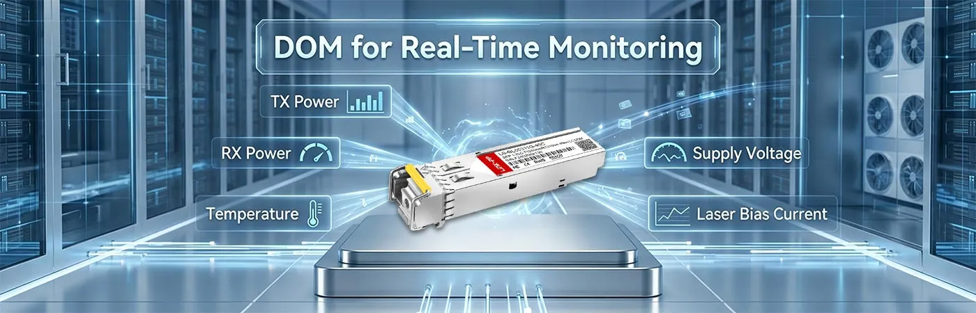 SFP-1G53-BX40 Module with DOM for Real-Time Monitoring