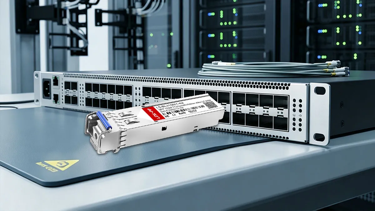 LINK-PP LS-BL315501-40I 155M SFP Usage Demonstration