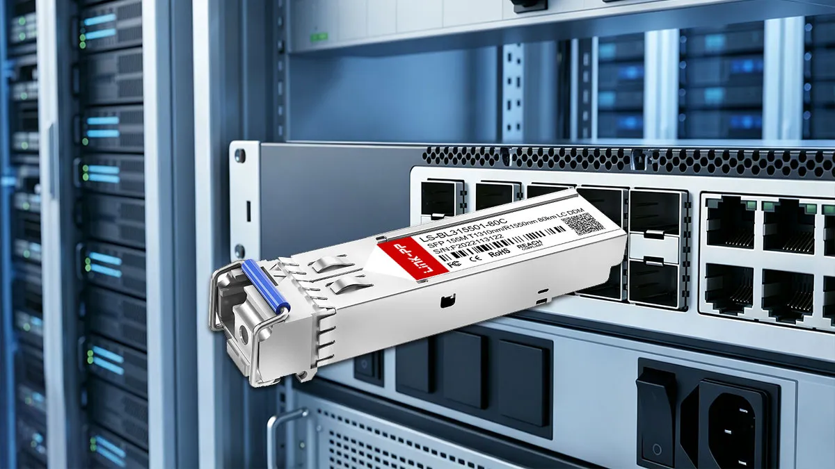 LINK-PP LS-BL315501-80C 155M SFP Usage Demonstration