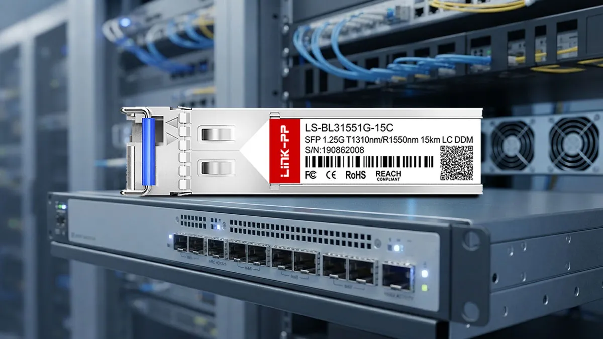 LINK-PP وحدة بصرية LS-BL31551G-15C 1G BiDi SFP