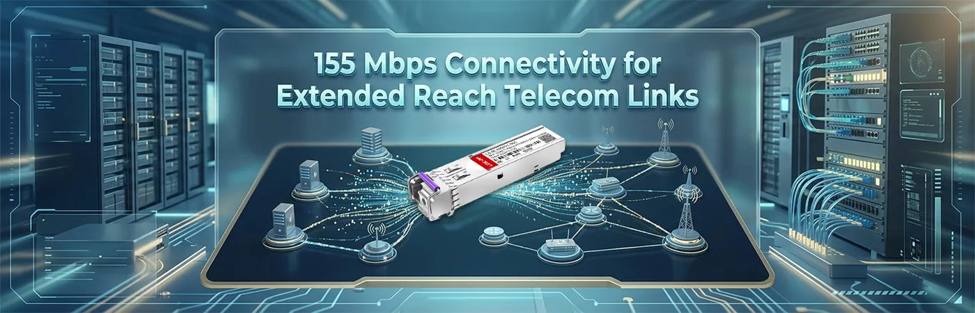 LS-BL495501-80C 長距離通信リンク向け155Mbps接続