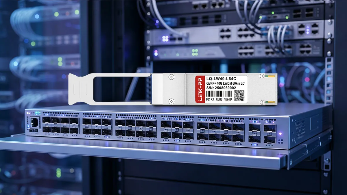 Cisco QSFPP-40G-ZR4-Lite Compatible LINK-PP 40G QSFP+ Optical Module