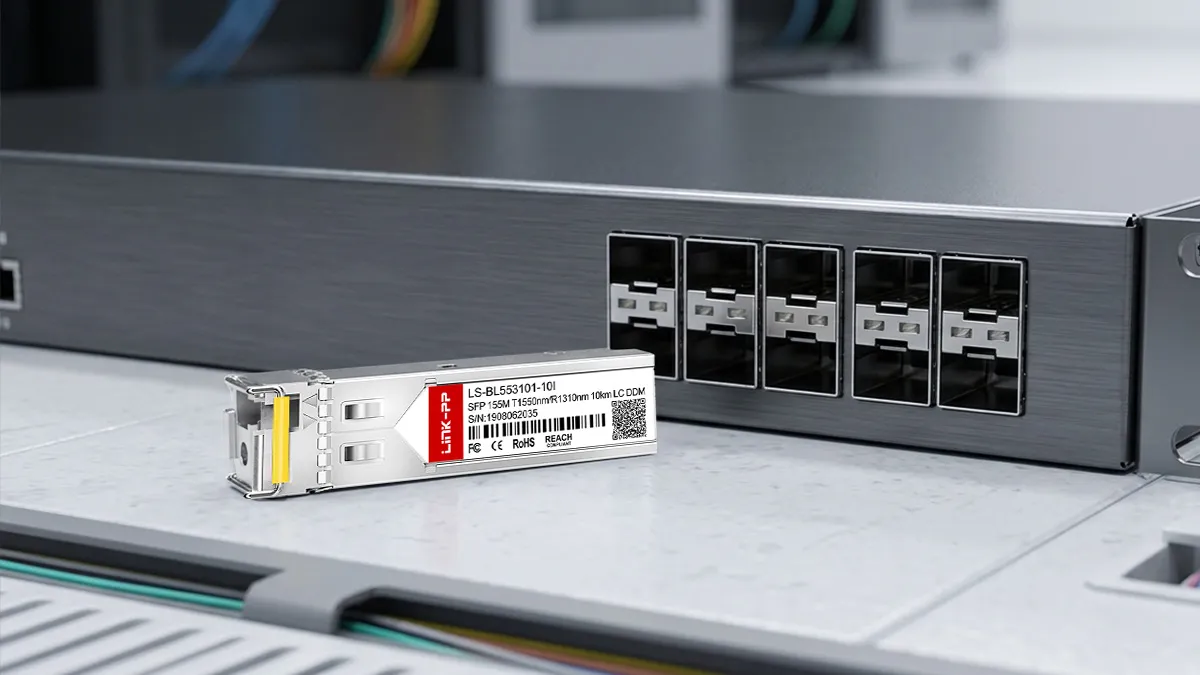 LINK-PP LS-BL553101-10I 155M SFP Usage Demonstration