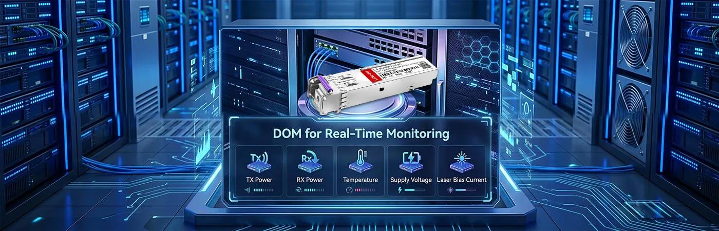 SFP-1G45-BX160 Module with DOM for Real-Time Monitoring