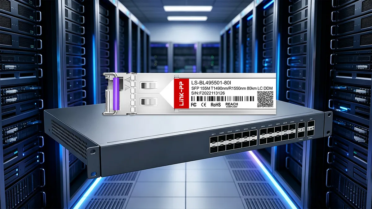 LINK-PP Modulo ottico SFP LS-BL495501-80I da 155M