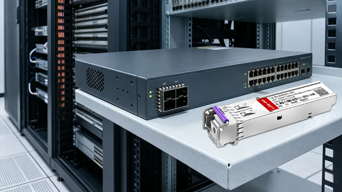 LINK-PP LS-BL495501-80I 155M SFP Usage Demonstration