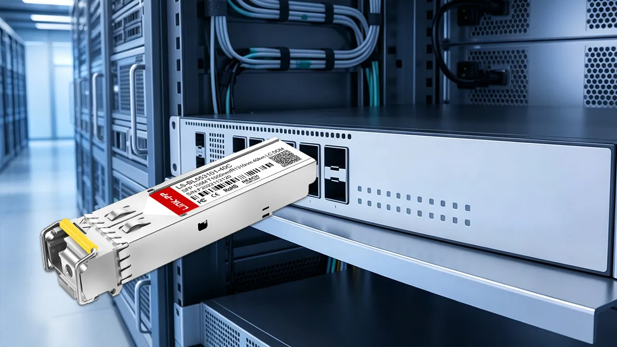 LINK-PP LS-BL553101-40C 155M SFP Usage Demonstration