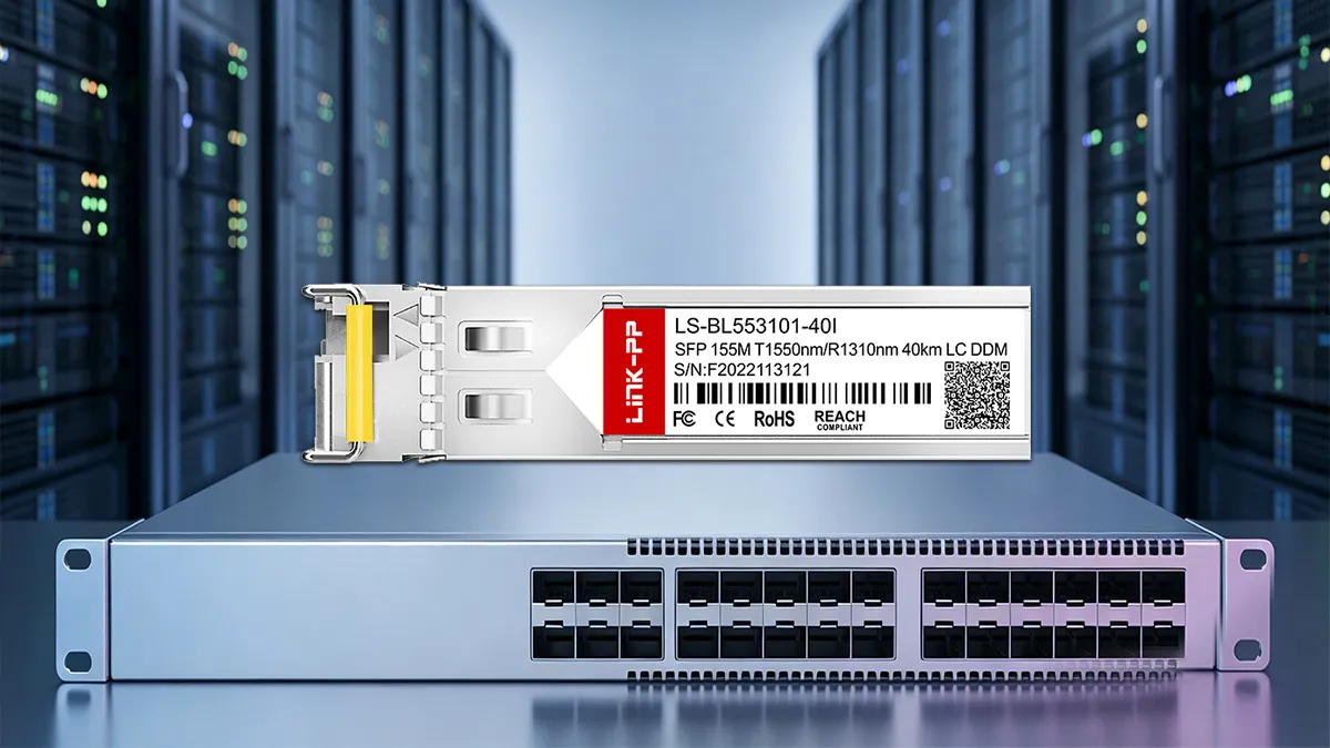 LINK-PP Modulo ottico SFP LS-BL553101-40I da 155M