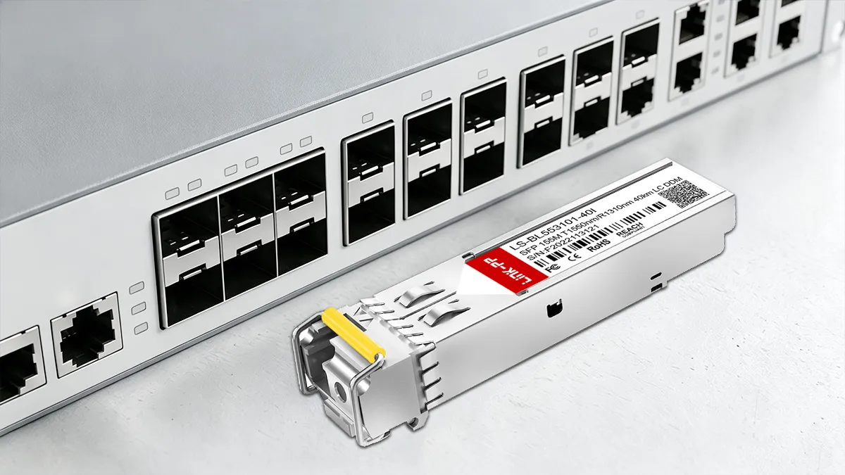 LINK-PP LS-BL553101-40I 155M SFP Usage Demonstration